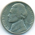 США, 5 центов 1974 год