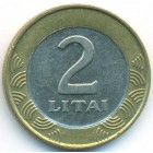 Литва, 2 лита 2001 год (AU)
