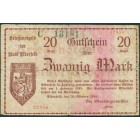 Германия, 20 марок 1918 год НОТГЕЛЬД