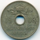 Германская Восточная Африка, 10 геллеров 1908 год J