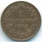 Италия, 1 чентезимо 1895 год R (UNC)