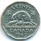 Канада, 5 центов 1949 год