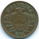 Швейцария, 2 раппена 1912 год