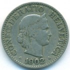 Швейцария, 10 раппенов 1902 год