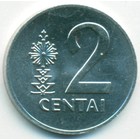 Литва, 2 цента 1991 год (UNC)
