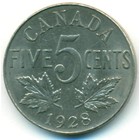 Канада, 5 центов 1928 год