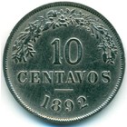 Боливия, 10 сентаво 1892 год