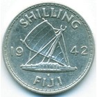 Фиджи, 1 шиллинг 1942 год