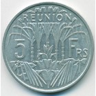 Реюньон, 5 франков 1969 год
