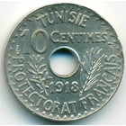 Тунис, 10 сантимов 1918 год (AU)