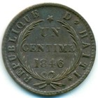 Гаити, 1 сантим 1846 год