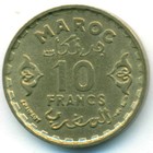 Марокко, 10 франков 1952 год (AU)