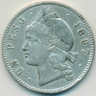 Доминиканская республика, 1 песо 1897 год