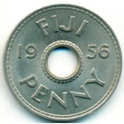 Фиджи, 1 пенни 1956 год (AU)