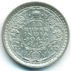 Британская Индия, 1/4 рупии 1944 год