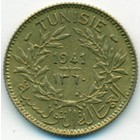 Тунис, 1 франк 1941 год (AU)
