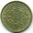Тунис, 2 франка 1941 год (AU)