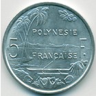Французская Полинезия, 5 франков 1977 год (UNC)