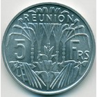 Реюньон, 5 франков 1970 год (UNC)