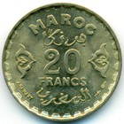 Марокко, 20 франков 1951 год