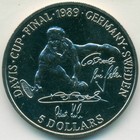 Ниуэ, 5 долларов 1989 год (UNC)