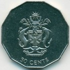 Соломоновы острова, 50 центов 1997 год (UNC)
