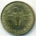 Западно-Африканские Штаты, 5 франков 1972 год (AU)
