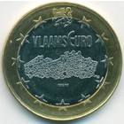 Фландрия, 1 евро 2010 год (UNC)