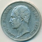 Бельгия, 5 франков 1850 год