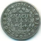 Ангола, 4 макуты 1796 год
