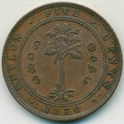 Цейлон, 5 центов 1870 год