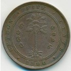 Цейлон, 5 центов 1890 год