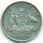 Австралия, 1 шиллинг 1911 год