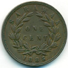 Саравак, 1 цент 1885 год