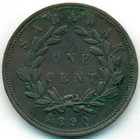 Саравак, 1 цент 1890 год H