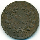Саравак, 1 цент 1889 год H