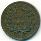 Cаравак, 1 цент 1882 год
