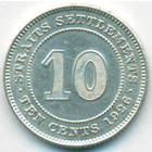 Стрейтс Сетлментс, 10 центов 1926 год
