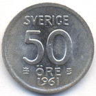 Швеция, 50 эре 1961 год (UNC)