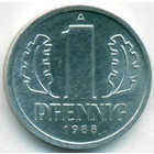 ГДР, 1 пфенниг 1988 год