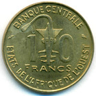 Западно-Африканские Штаты, 10 франков 1974 год (AU)