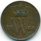 Нидерланды, 1 цент 1864 год
