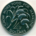 Барбадос, 4 доллара 1970 год (PROOF)