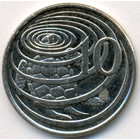 Каймановы острова, 10 центов 2002 год (AU)