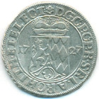 Пфальц, 20 крейцеров 1727 год