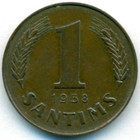 Латвия, 1 сантим 1938 год
