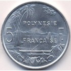 Французская Полинезия, 5 франков 1977 год (AU)