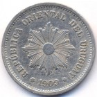 Уругвай, 5 сентесимо 1909 год