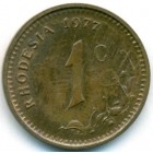 Родезия, 1 цент 1977 год (AU)