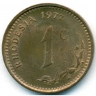 Родезия, 1 цент 1977 год (UNC)